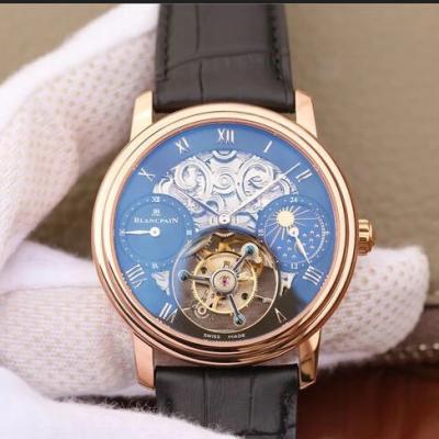 BM厂复刻宝珀巨匠系列00235-3631-55B玫瑰金陀飞轮铂金腕表